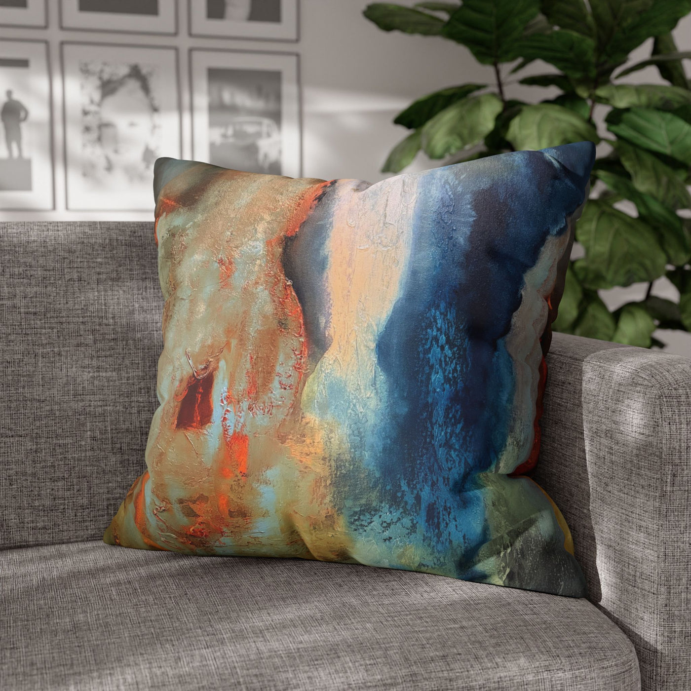 "Synergetic" Decorative Euro Pillow Sham