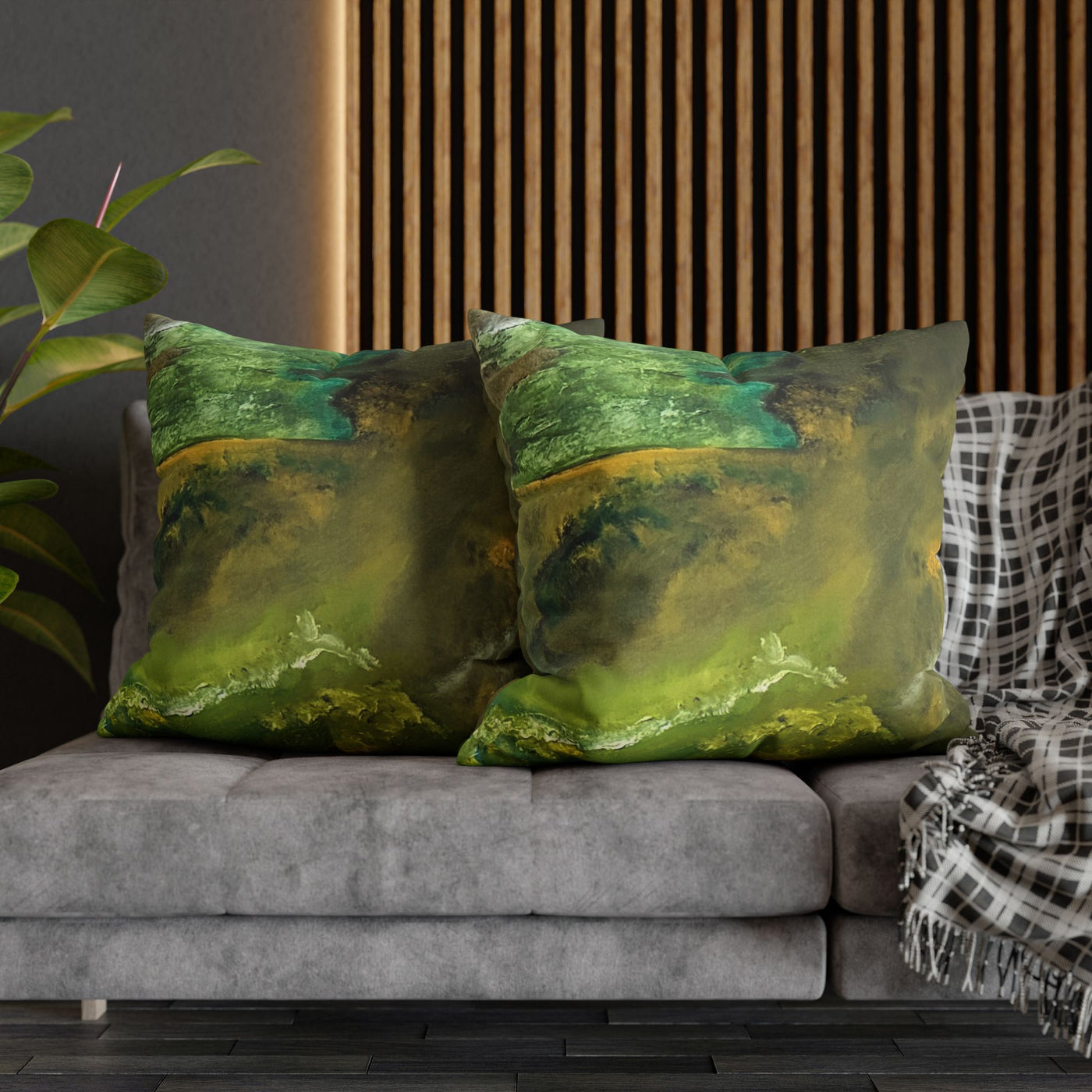 "Step Down"  Decorative Euro Pillow Sham