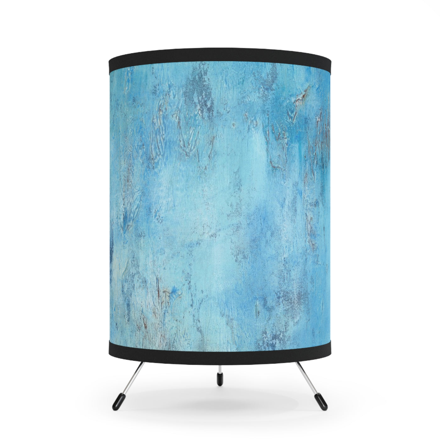 CMS Printed Shade Tripod Lamp